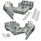 image 4 of SPARES2GO Integrated Door Hinge Pair compatible with Bauknecht Fridge Freezer 3362 3363 5.0 41,5 Silver