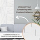 image 5 of NOVECRAFTO Decorative 3D Wall Panels (50cm x 50cm) 3D Blocks Design PVC Cladding Panel