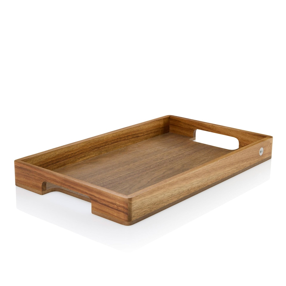 image 1 of AdHoc Acacia Wood Rectangle Serving tray - Brown