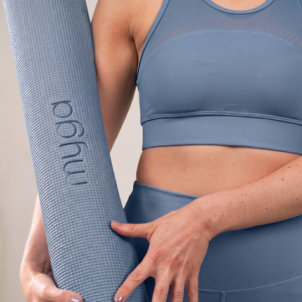 image 1 of Myga Entry Level Yoga Mat - Navy Peony