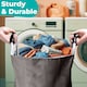 image 4 of 43L Collapsible Laundry Basket, Laundry Hamper with Handles