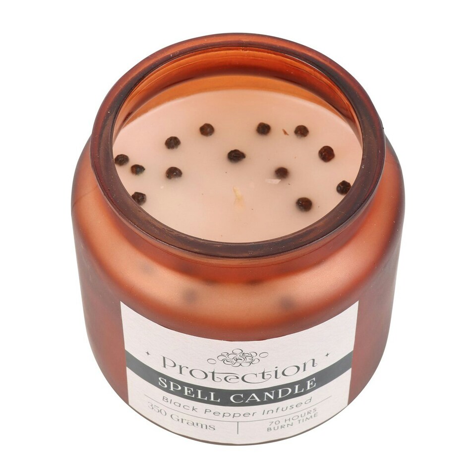 image 1 of Black Pepper Infused Protection Spell Jar Candle