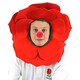 image 1 of Pack of 1 English Rose Hat & Red Nose Red | One Size