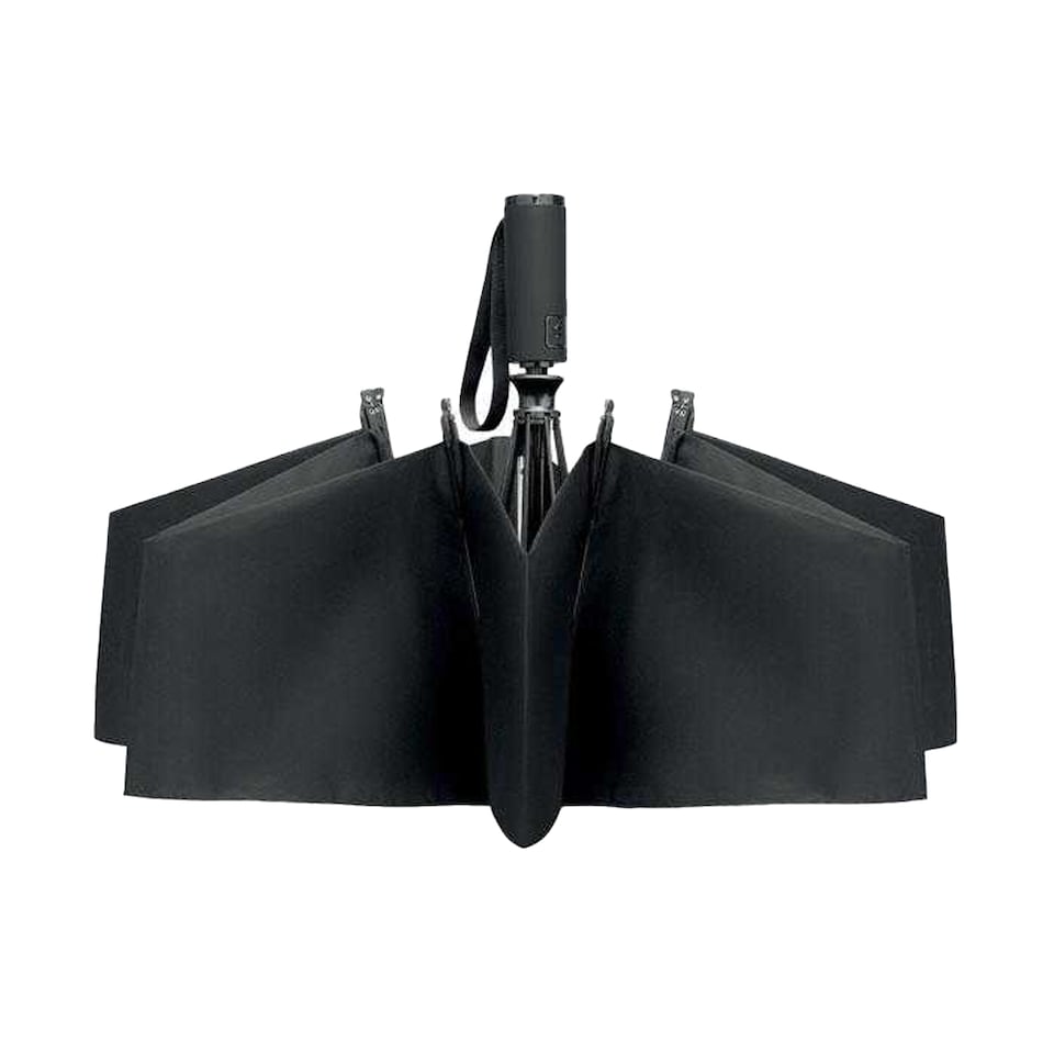 image 1 of MidOcean Agumbe Windproof Folding Umbrella | Black | Black | One Size | 1