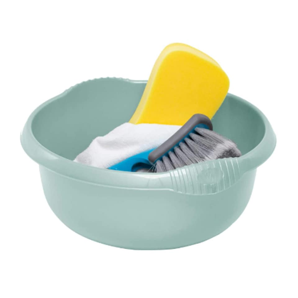image 1 of Casa Round Washing Up Bowl Sage 28cm - One Colour - One Size