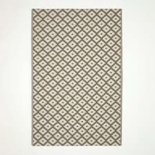 Homescapes Outdoor Rug Luxury Waterproof Reversible Recycled, For Garden, May Geometric | Green | Olive Green