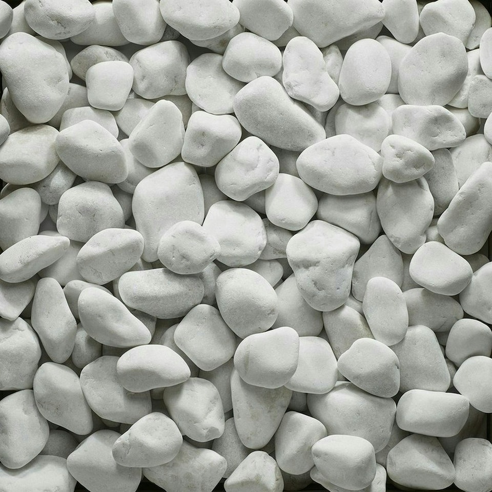image 1 of 50-70mm White Dover Cobbles - Premium Aggregate Bulk Bag - 850 kilos
