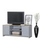 image 1 of Large Wooden TV Unit in Grey