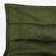 image 8 of icon Kota Velvet XL Bean Bag Sofa & Lounger Set Olive Green Bean Bag Chair Green