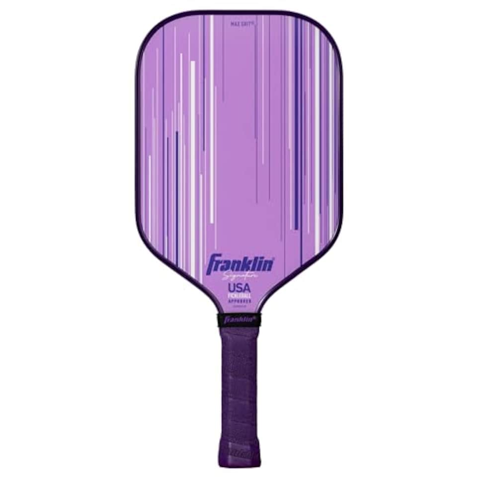 image 1 of Franklin Sports Pro Pickleball Paddle - Signature Series With Maxgrit Surface - Usapa Approved - 13mm Polypropylene Core - Lilac
