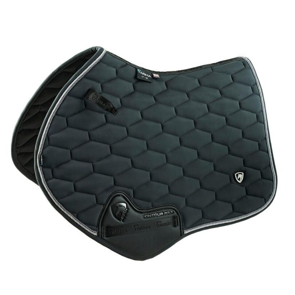 image 1 of Shires Arma Eltar Jump Saddlecloth White | Size: 15-16.5 Inch
Colour: White
