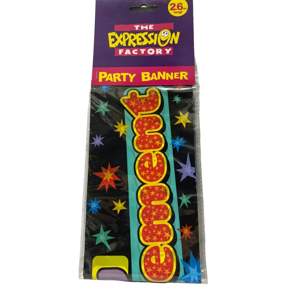 The Expressions Factory Foil Retirement Banner - Multicoloured - One Size