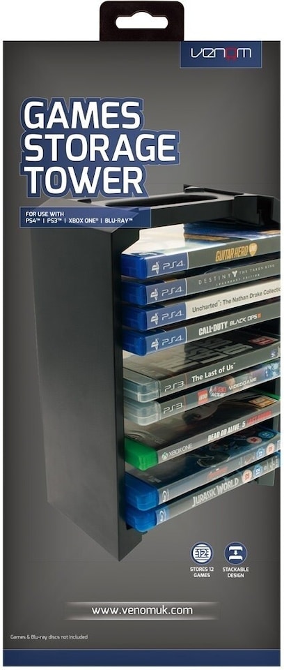 image 1 of Venom Games & Blu-ray Storage Tower