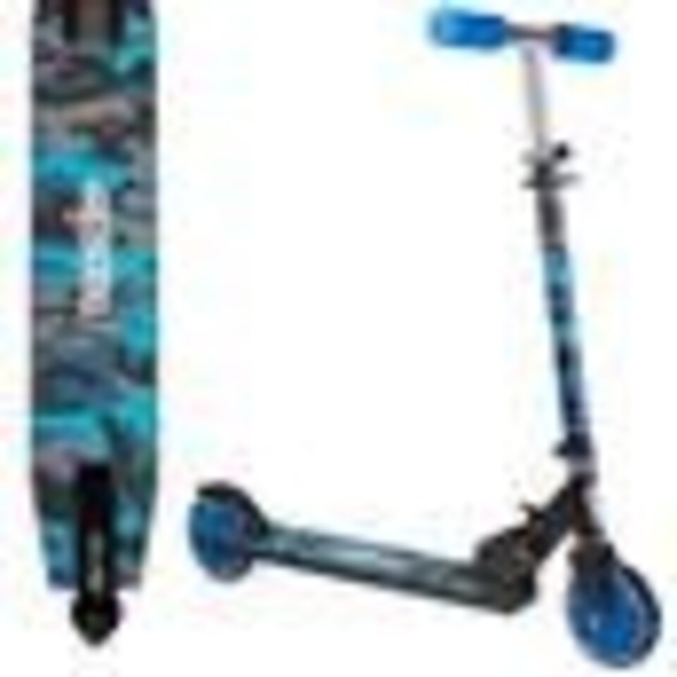 bopster 2 Wheeled Folding Scooter - Blue Camo