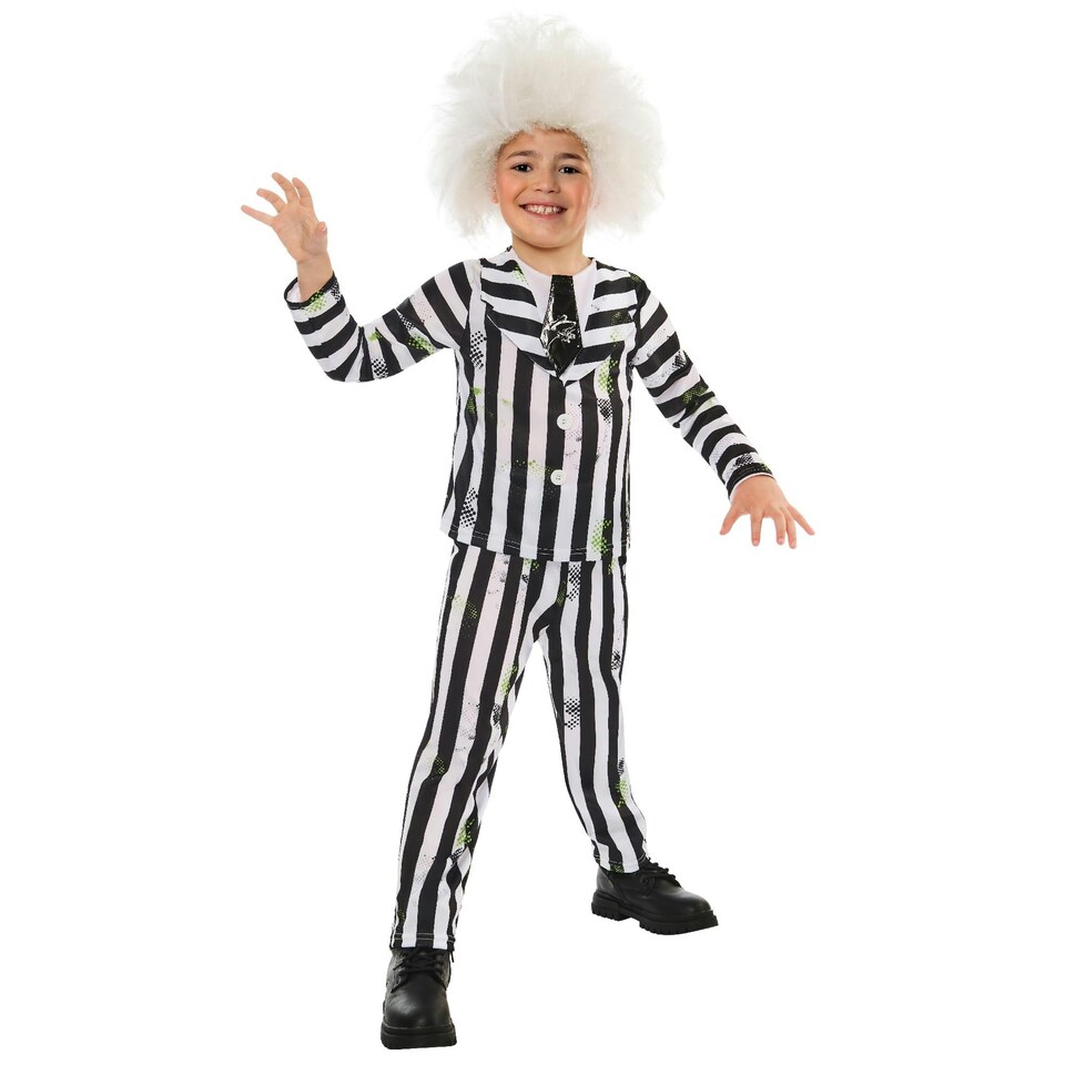 BTJ - BEETLEJUICE BOYS with Wig - XXS - Child - Male N/A