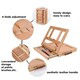 image 4 of Desktop Art Beech Wood Painting Stand Display Easel with Storage 34.5 x 26 x 6.5cm