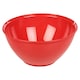 image 2 of 3 Pcs Durable Plastic Colourful Mixing Bowls Set Microwave and Dishwasher Safe | Red | Red