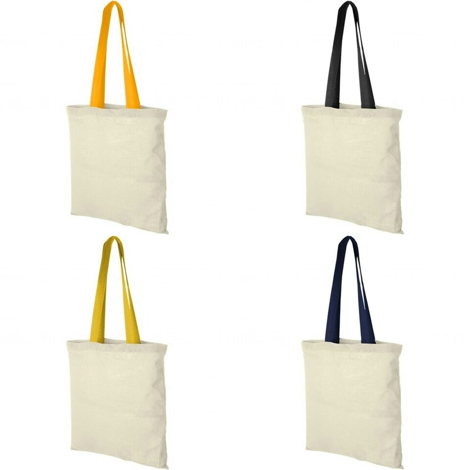 image 1 of Bullet Nevada Cotton Tote (Pack Of 2) - Natural/Orange - One Size Cream