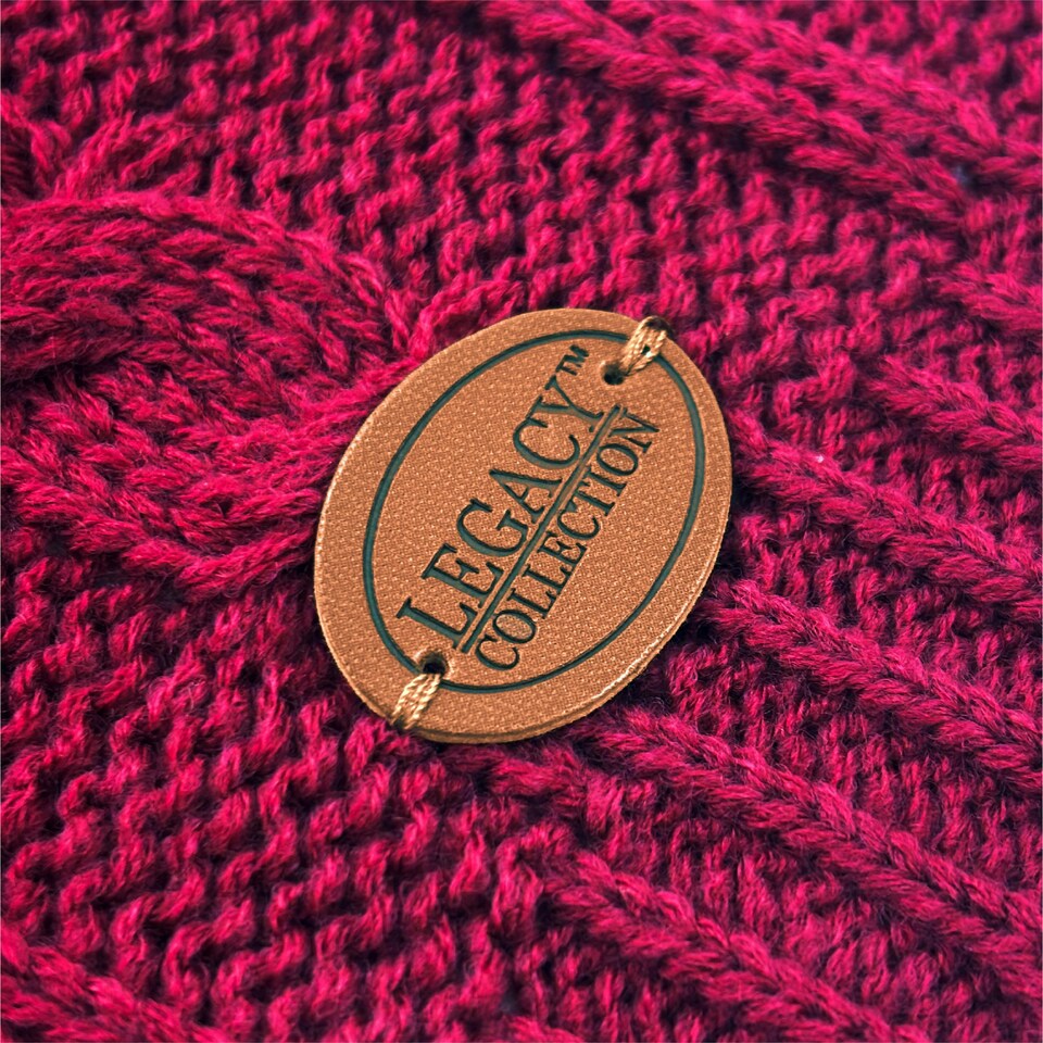 image 1 of HugglePets Legacy Cable Knit Dog Jumper Red | XS