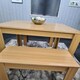 image 5 of Dining Table Set with 2 Benches Dining Room and Kitchen table set of 2 Brown