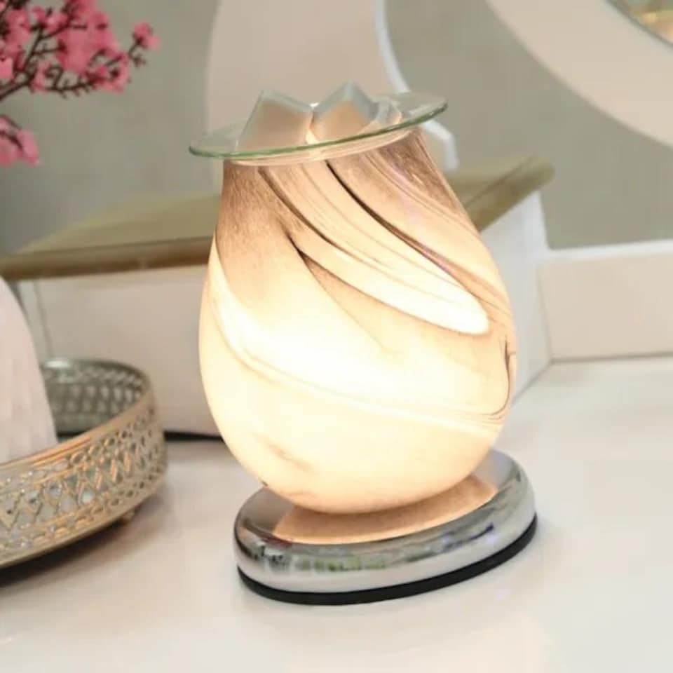 image 1 of Aroma Swirl Electric Wax Melter 16cm | Purple | One Size