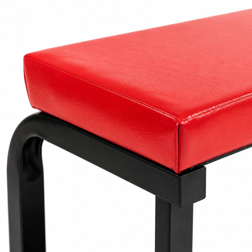 image 1 of Heavy Duty Garage Stool Rolling Mechanics Chair Crawling Seat | Red