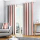 image 1 of Fusion Whitworth Stripe Eyelet Curtains Blush