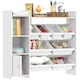 image 1 of AIYAPLAY Toy Storage Unit, with 8 Removable Bins, Storage Shelves, Cabinet, Toy Organiser, for Playroom, Kids Room, Nursery, White | White