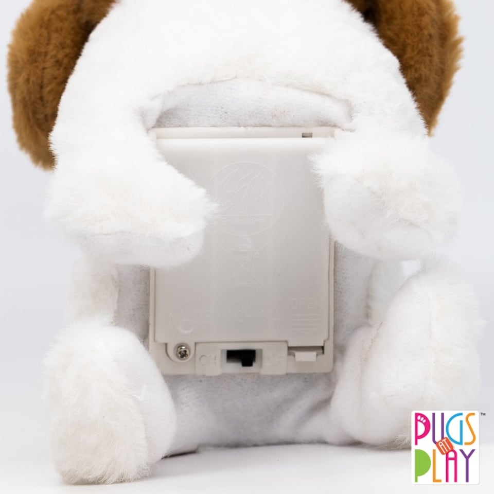 image 1 of Pugs at Play Lola Flipping Dog Interactive Plush Toy