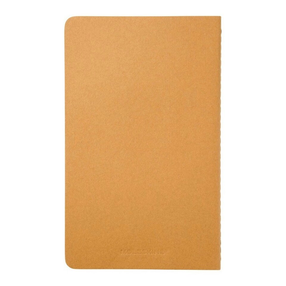 image 1 of Moleskine Cahier Large Plain Journal - Kraft Brown - One Size
