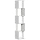 image 1 of HOMCOM 5-Tier Bookshelf Freestanding Bookcase Storage Shelves, Light Grey