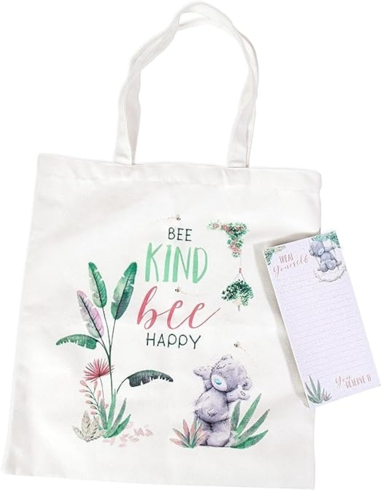 image 1 of Me To You Bear Tote Shopping Bag & Note Pad Gift Set
