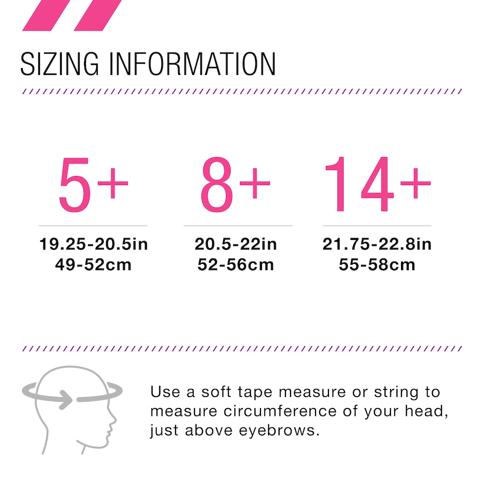 image 1 of Kids Multi Sport Helmet Pink-Purple 14+
