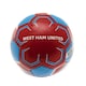 image 2 of West Ham FC Official 4 Inch Mini Soft Football - Claret/Blue - Mini