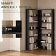 image 5 of HOMCOM 7 Tiers Corner Bookshelf, L-Shaped