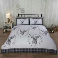 Angus Stag Duvet Cover Set - Super King