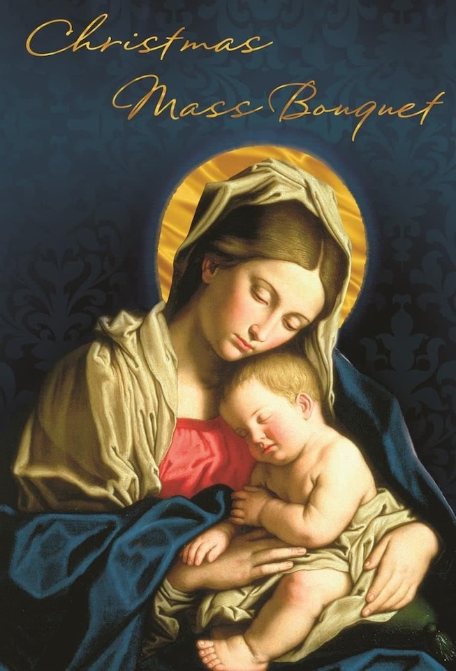 image 1 of Mary and Jesus Religious Christmas Card