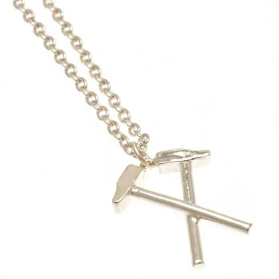 image 1 of West Ham United Crest FC Pendant - Silver - One Size