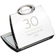 image 2 of Personalised Birthday Big Age Handbag Compact Mirror Silver