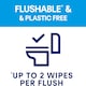 image 3 of Andrex Ultimate Fresh Washlets, 12 Packs - Gentle, Biodegradable, Flushable Toilet Wipes for Everyday Hygiene, Use with Regular Toilet Roll