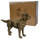 image 1 of Labrador Dog figurine, Leonardo Reflections Bronzed, gift boxed