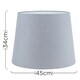 image 3 of ValueLights Aspen Grey Pendant Shade