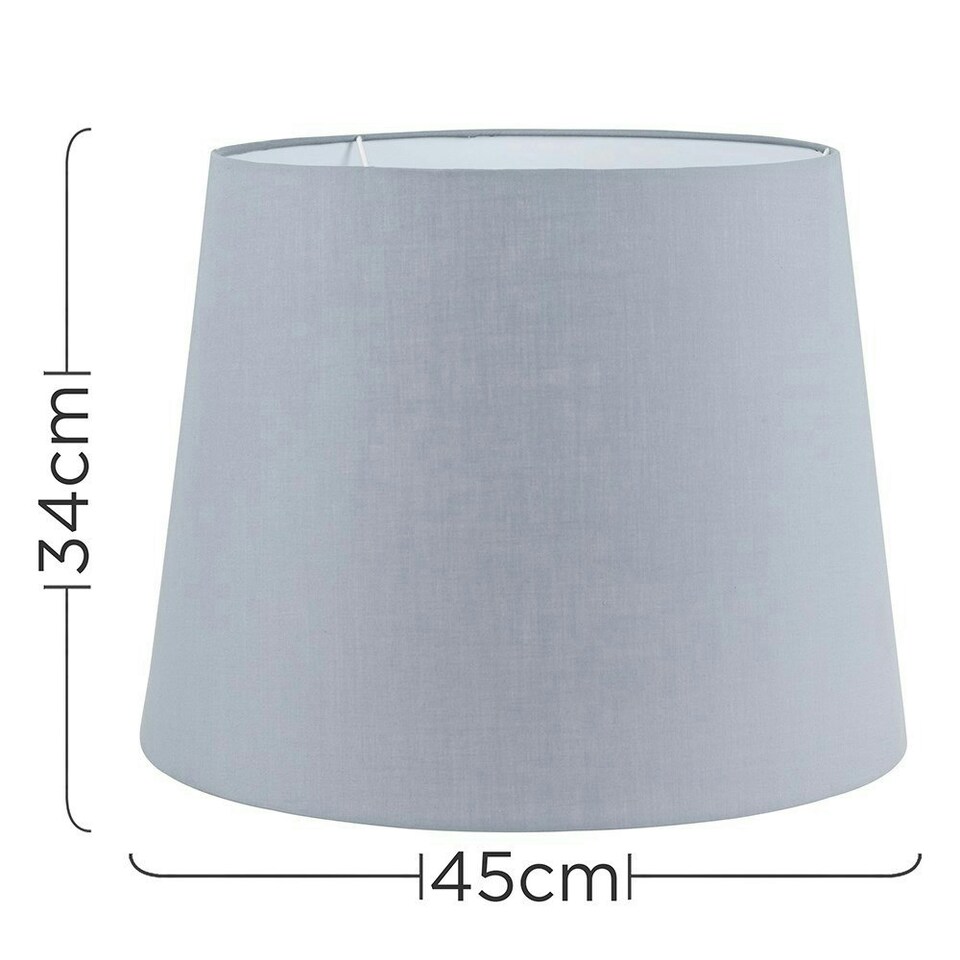 image 1 of ValueLights Aspen Grey Pendant Shade