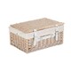 image 2 of 41cm Picnic Basket with Lining White | White | One Size