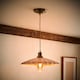 image 3 of ValueLights Holborn Dusky Pink Scallop Pendant Ceiling Light & Bulb | Pink