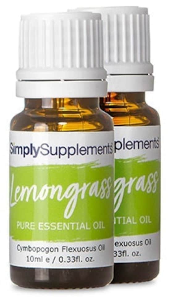 Lemongrass Essential Oil - 2x10ml bottles