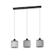 image 3 of EGLO Ginestrone-Z Black Steel RGB 3 Light Pendant