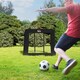 image 2 of HOMCOM Football Training Net, Target Goal W/ Adjustable Angles - Black | Black | Black