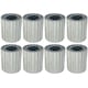 image 1 of Galvanised Metal Corrugated Garden Lawn Edging (5m x 16.5cm) - 8 Rolls