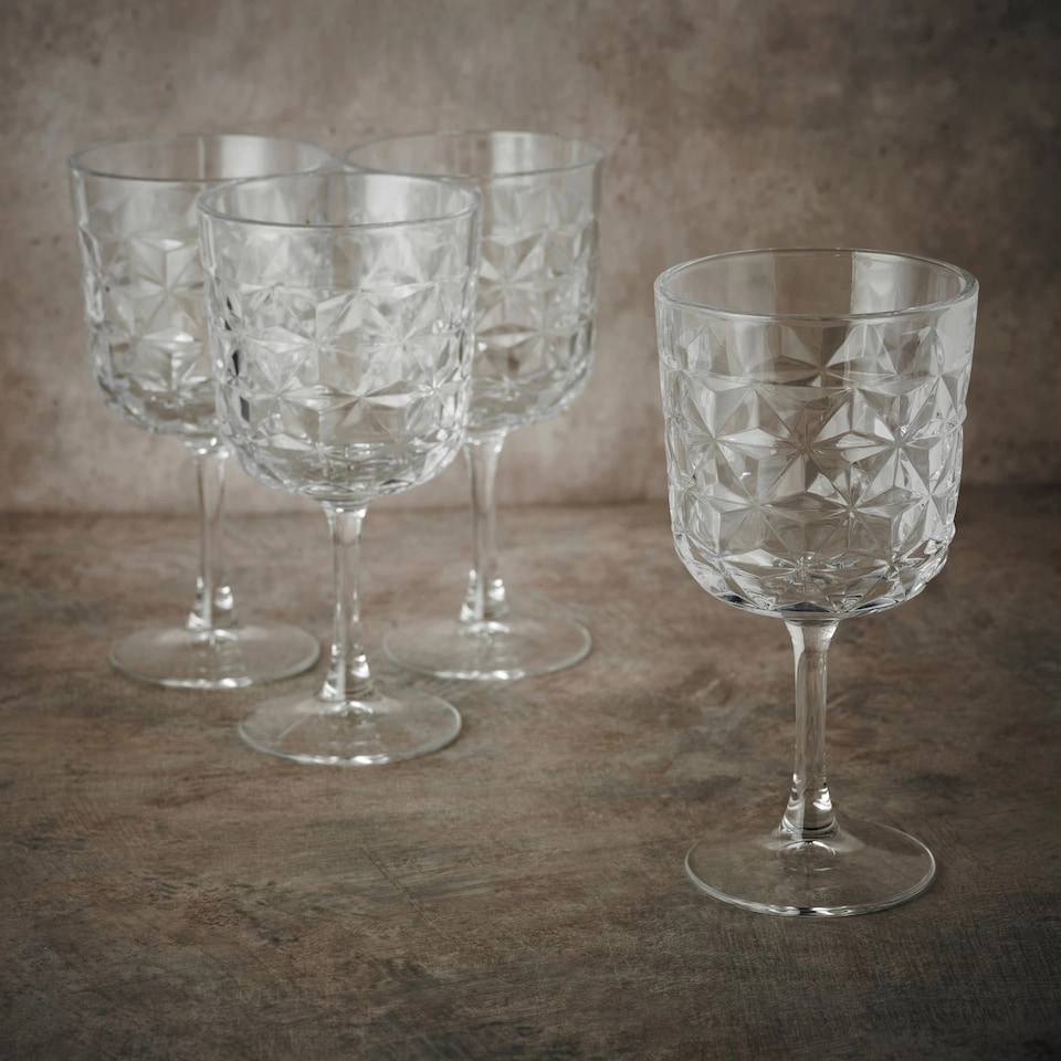 image 1 of 490ml Long Stemmed Cocktail Gin Beer Drinking Glasses Party | Clear | 8 Glasses